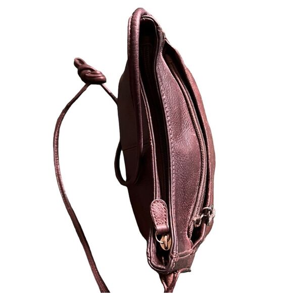 Fossil Brown Leather Mini Crossbody Bag - Picture 8 of 15